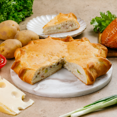 Пирог с Курицей и сыром