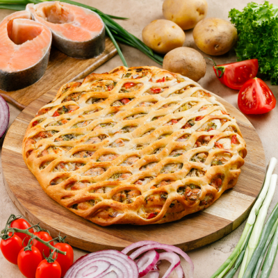 Пирог с горбушей